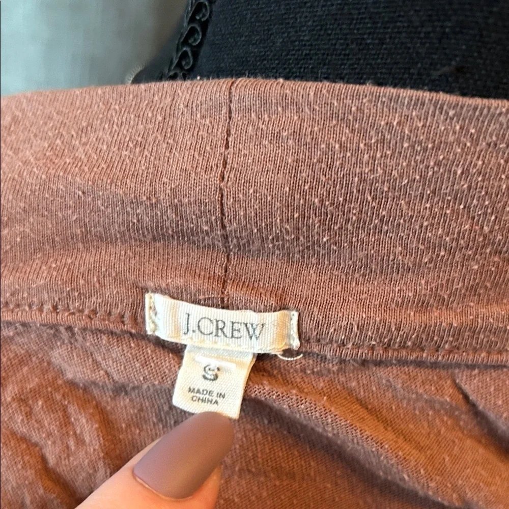 J. Crew Warm Brown Knit Cardigan